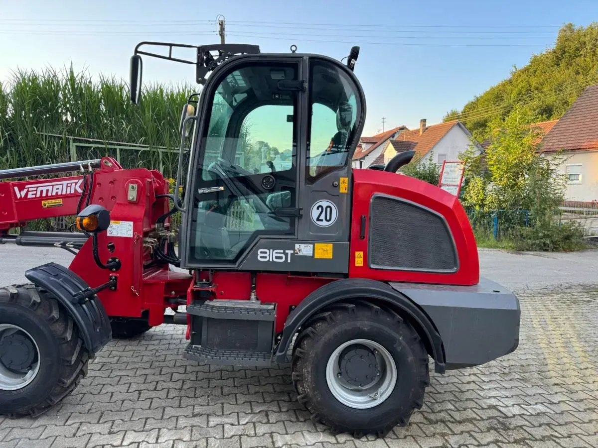 Bild von Wematik 816T Teleskop-Radlader. <a href="index.php?option=com_tags&view=tag&id[0]=26:gebraucht">Gebraucht</a>, <a href="index.php?option=com_tags&view=tag&id[0]=28:baumaschine">Baumaschine</a>, <a href="index.php?option=com_tags&view=tag&id[0]=29:radlader">Radlader</a>